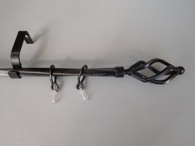 Záclonová tyč Saalbach 120 cm černo-stříbrná
 
 Dostupnost: 2 Ks