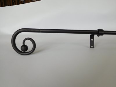 Záclonová tyč Rex 120 cm černá
 
 Dostupnost: 4 Ks